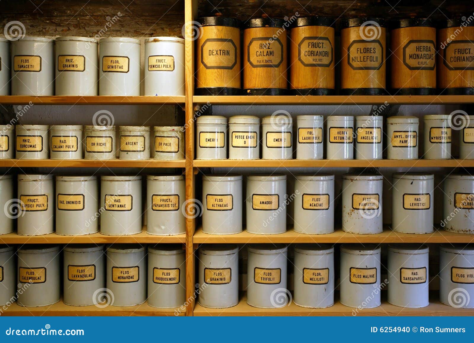 Vintage pharmacy canisters stock photo. Image of drugstore 6254940