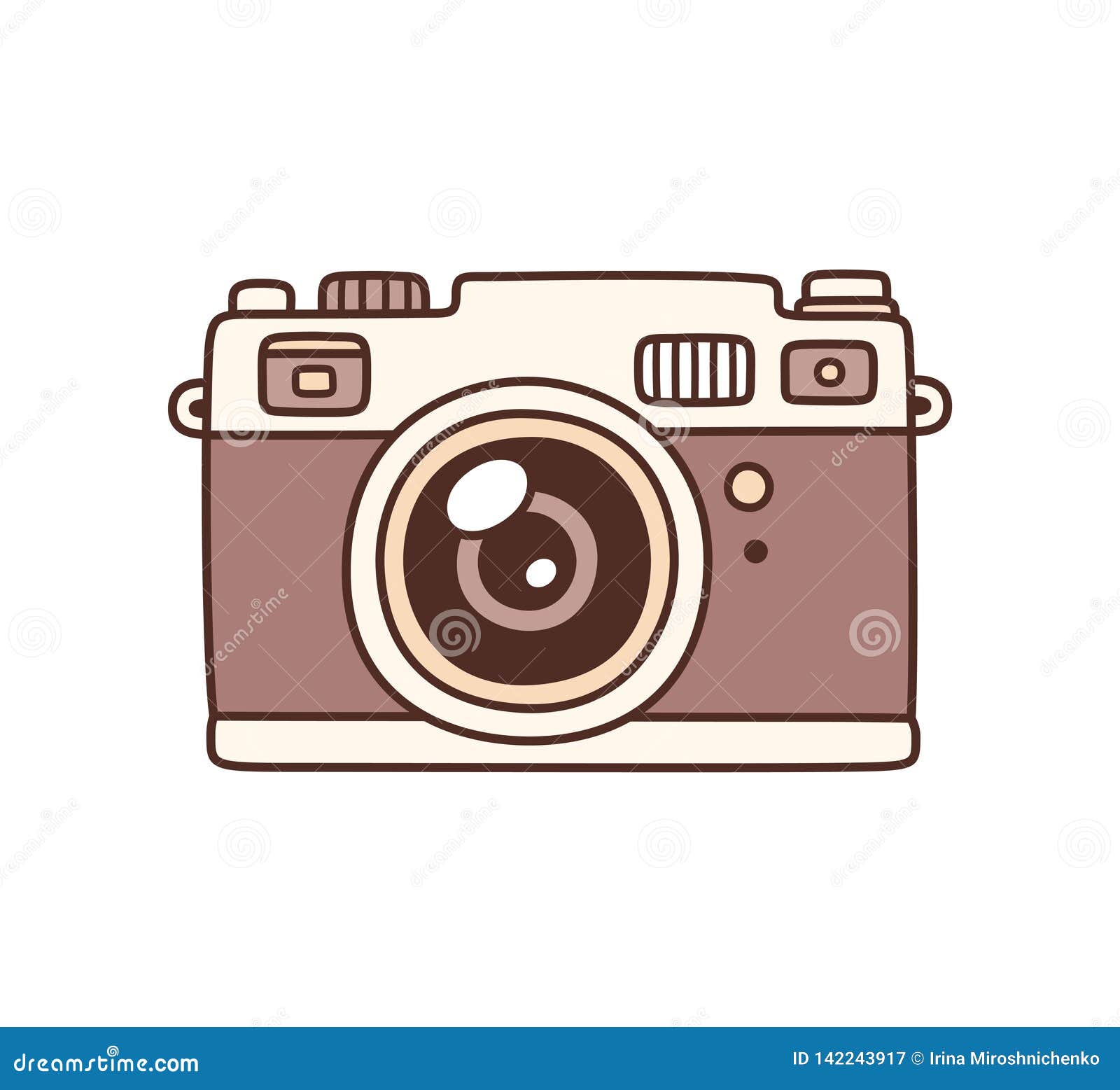 Vintage Photo Camera Stock Vector Illustration Of Fashioned