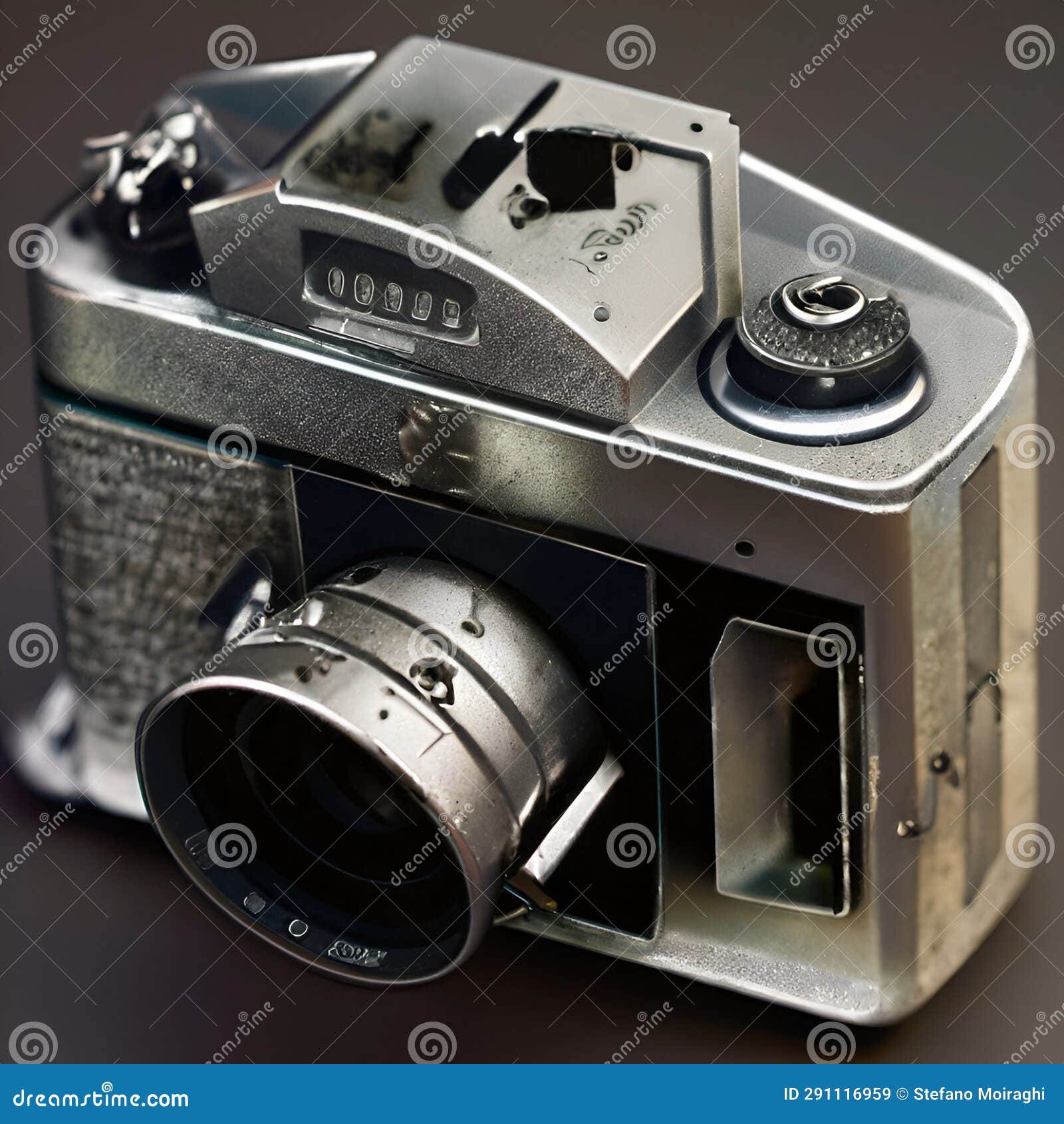 vintage photo camera illustrazione reflex model