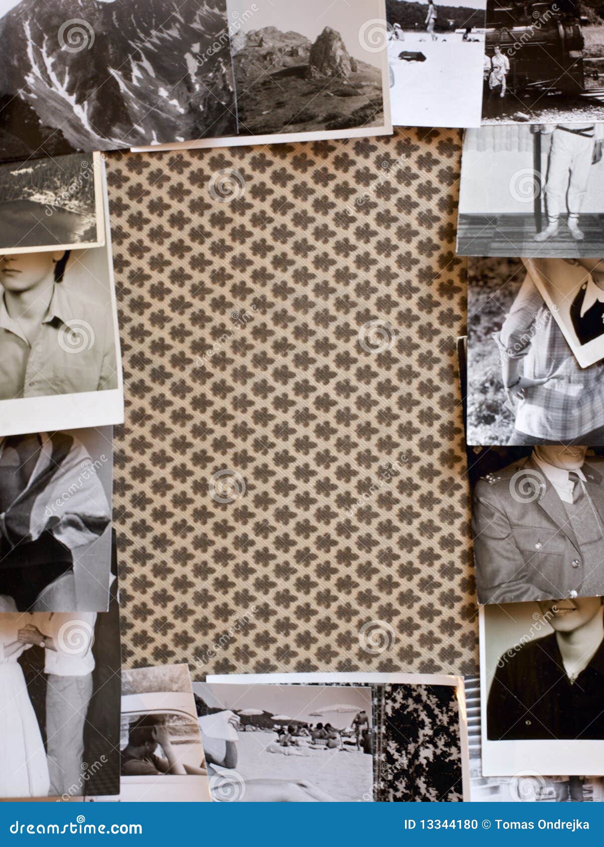 Vintage photos frame stock photo. Image of collect, black 13344180