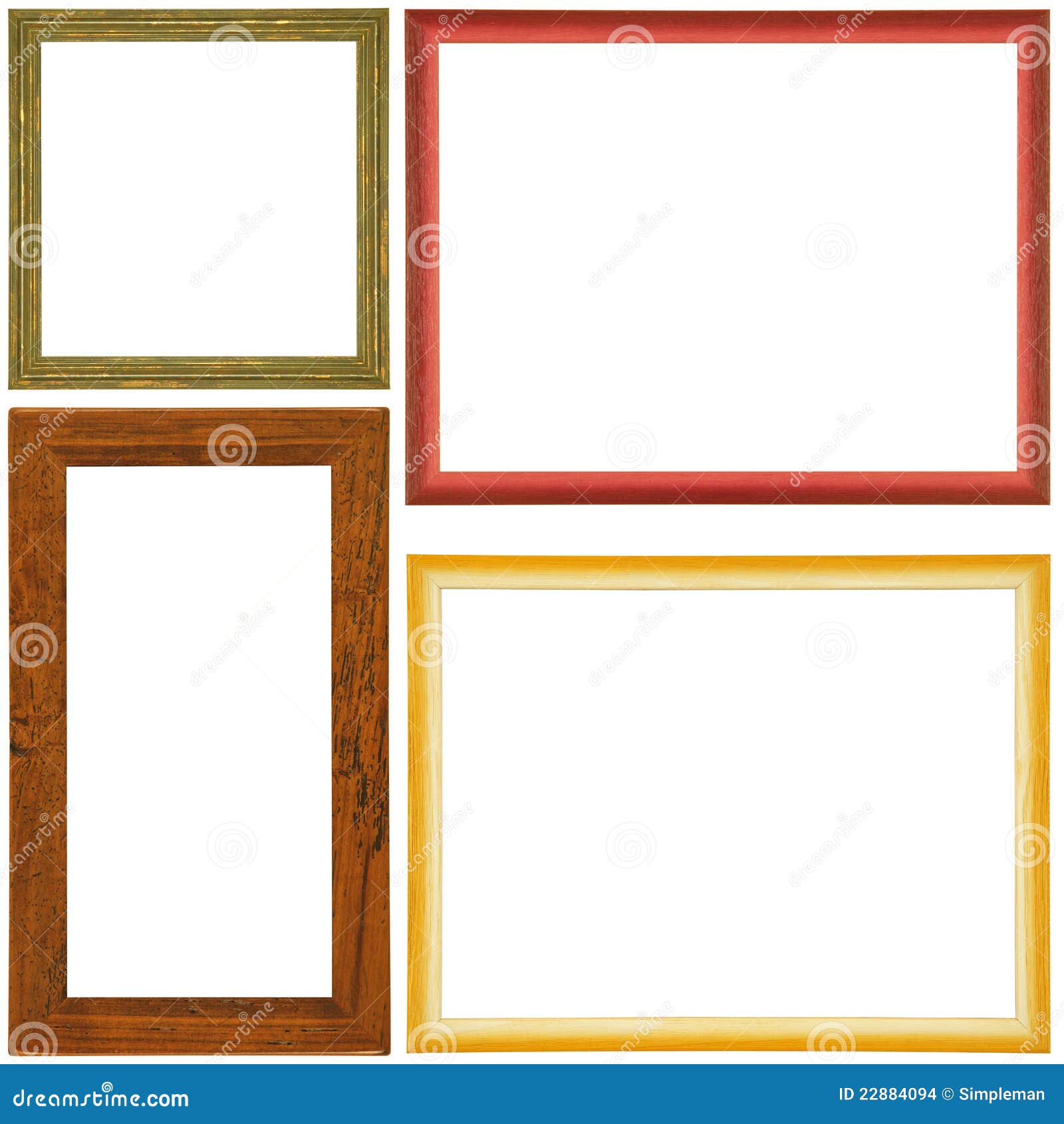 Vintage picture frame set stock photo. Image of empty 22884094