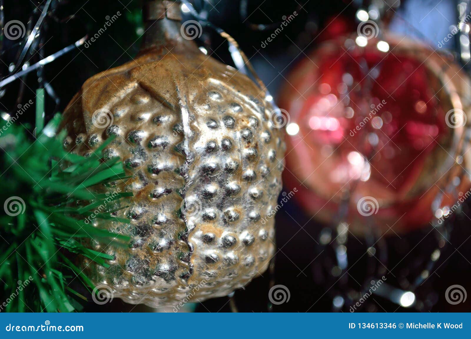 vintage pineapple ornament glass