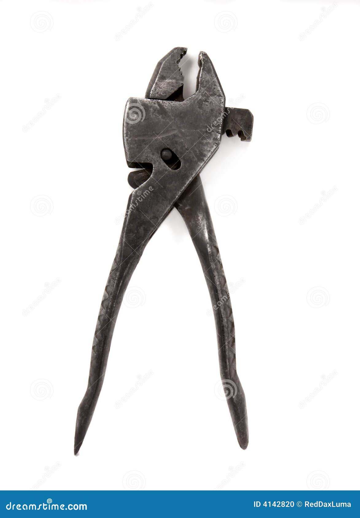 Vintage plierench stock photo. Image of fittings, wrench 4142820