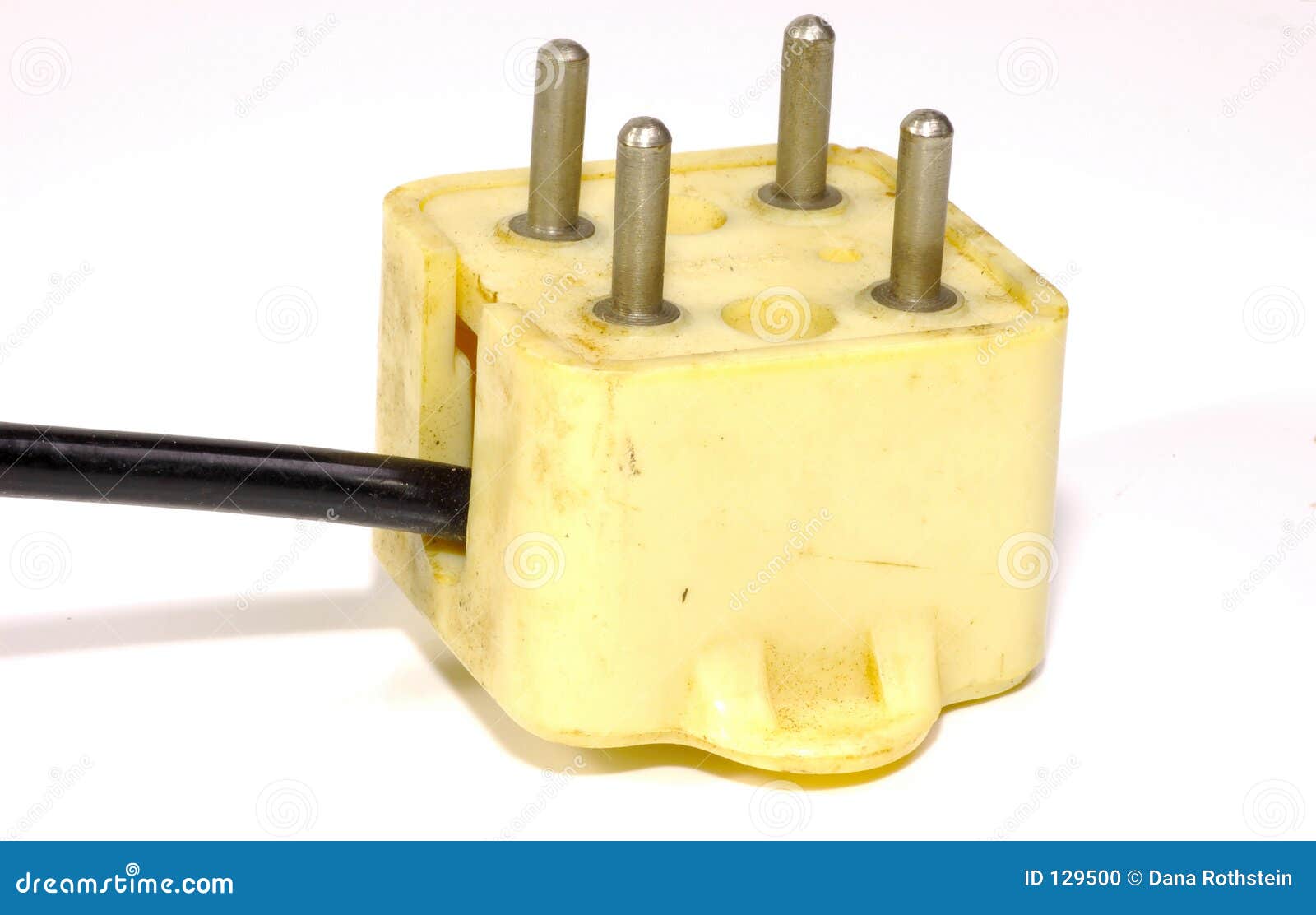 Vintage Plug 2 stock photo. Image of cable, vintage, wire 129500
