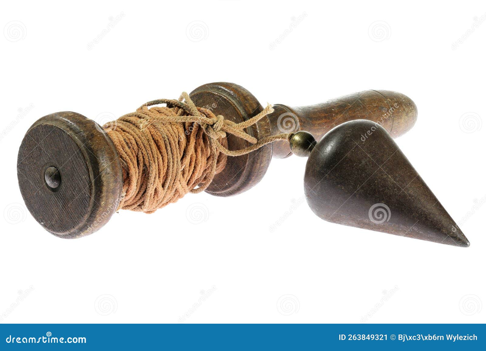 Plumb bob stock image. Image of used, tool, string, masonry 263849321