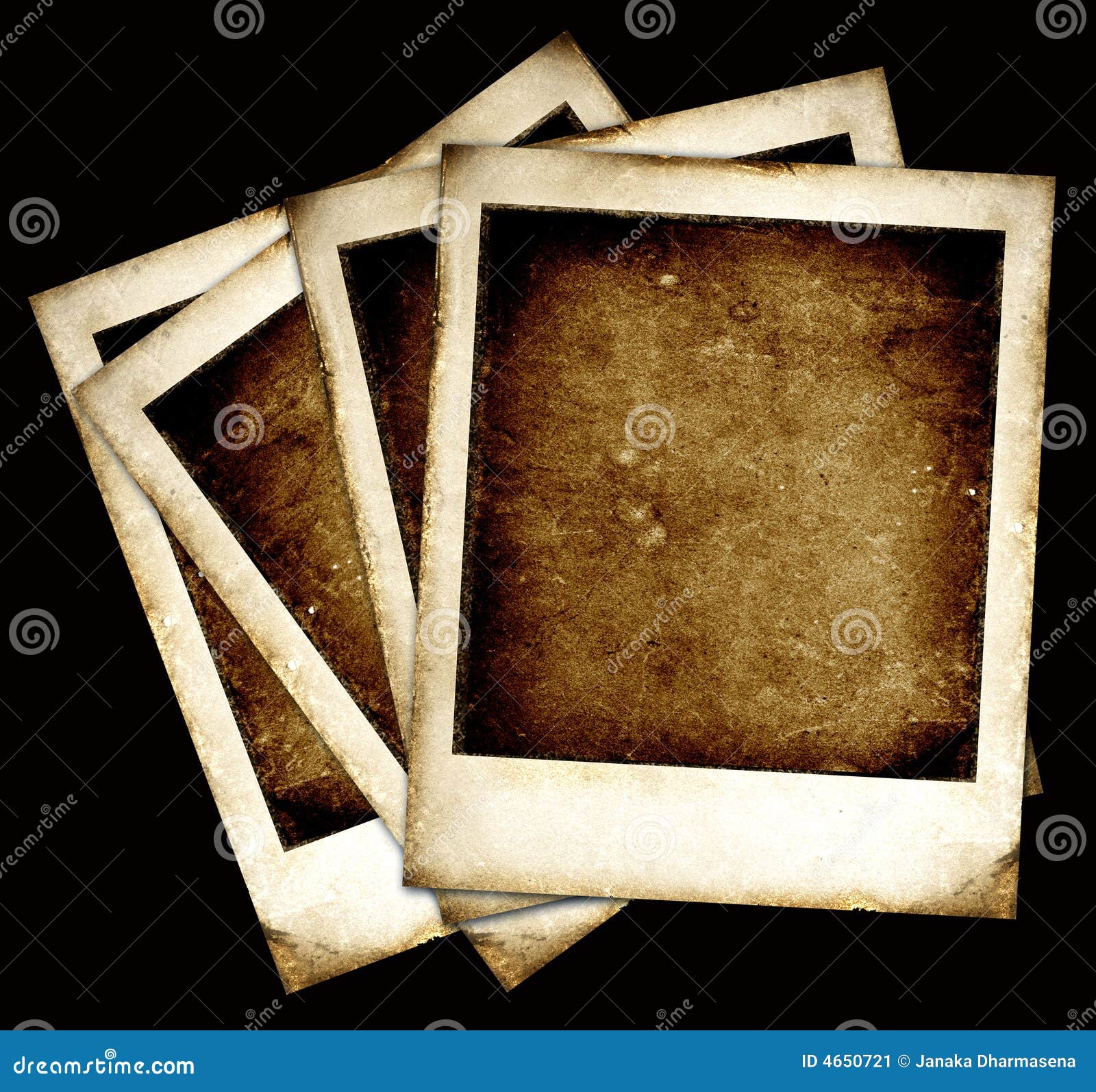 Vintage Polaroid Frames Stock Image Image 4650721