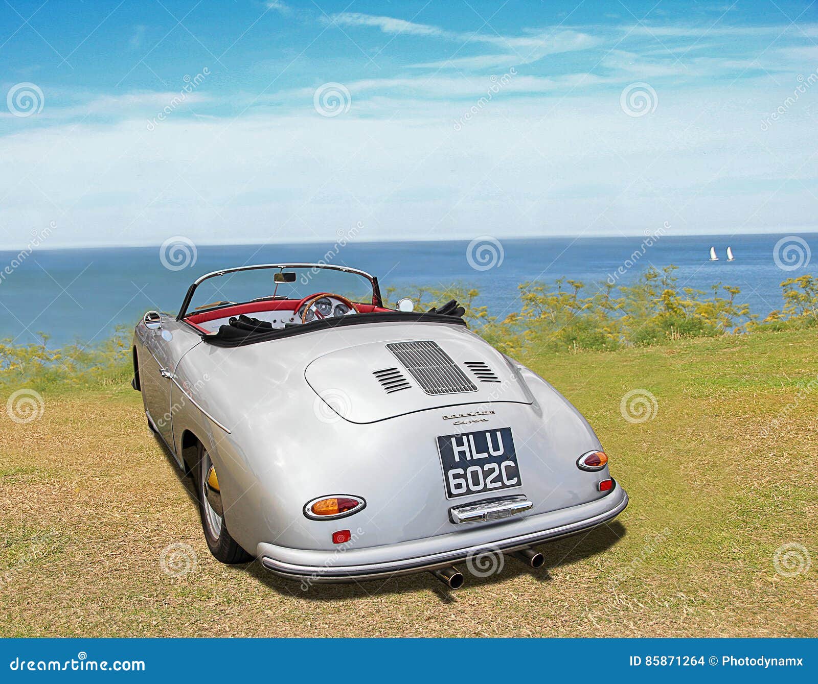 Vintage Porsche Carrera Speedster Convertible Car Editorial Stock Image -  Image of outside, soft: 85871264