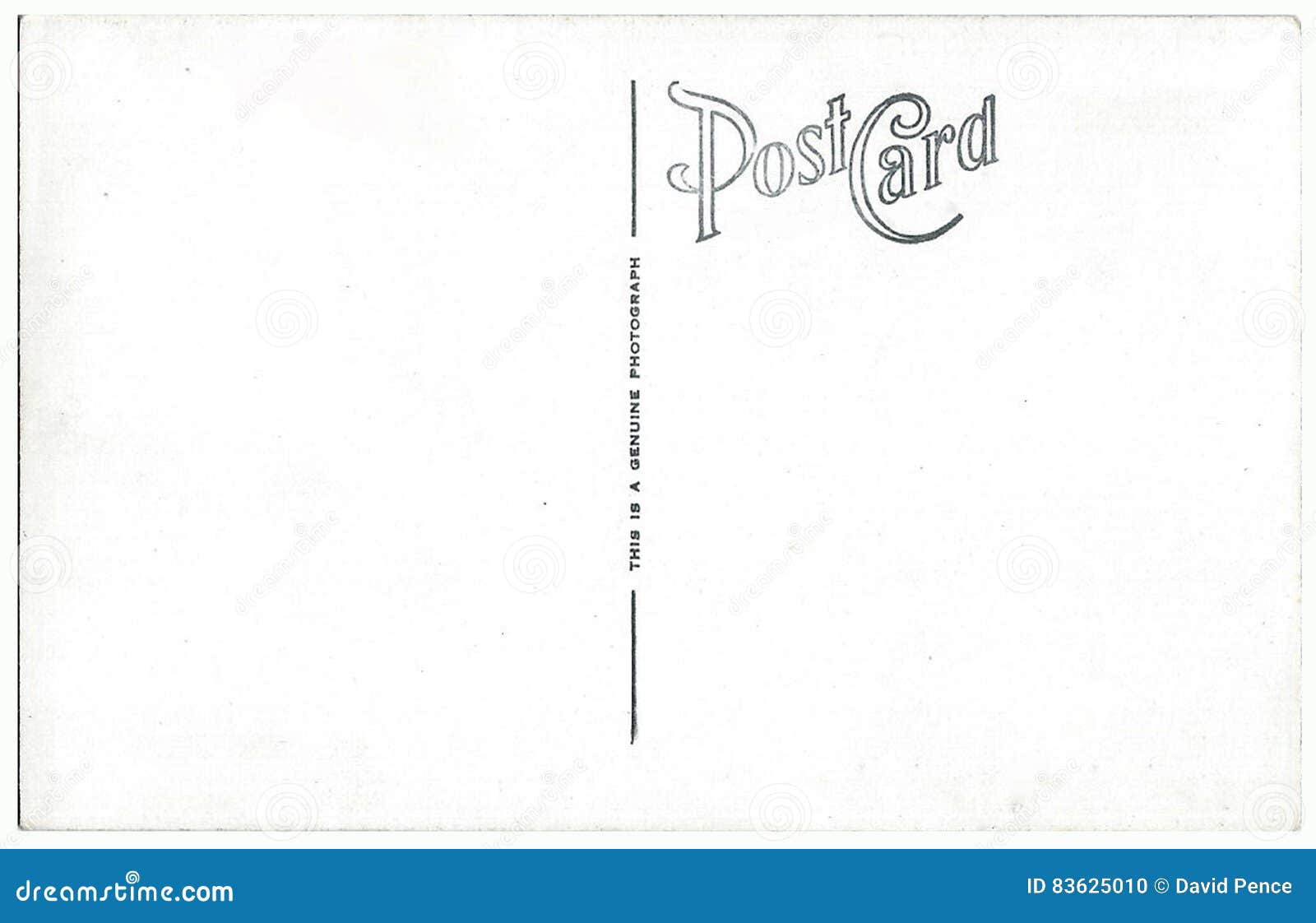 vintage postcard back artwork 1940s-1950s