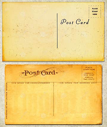 Vintage Postcards stock photo. Image of antique, stain - 15764220