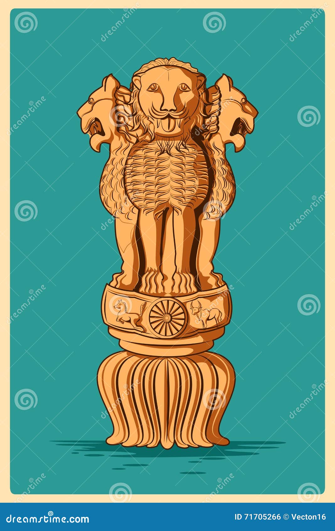 Ashoka Stambh Stock Illustrations – 9 Ashoka Stambh Stock Illustrations,  Vectors & Clipart - Dreamstime