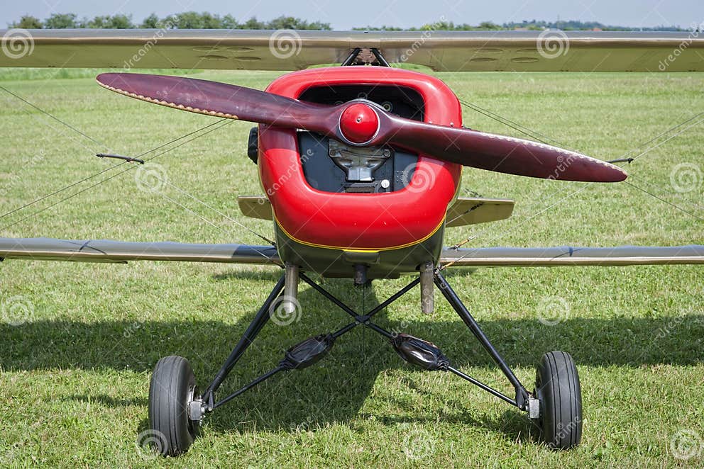 Vintage prop plane stock image. Image of airplane, recreation 24185689