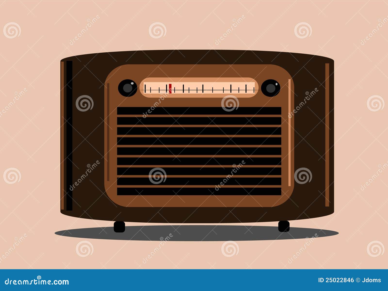 Download Radio, Retro Radio, Vintage Radio. Royalty-Free Vector