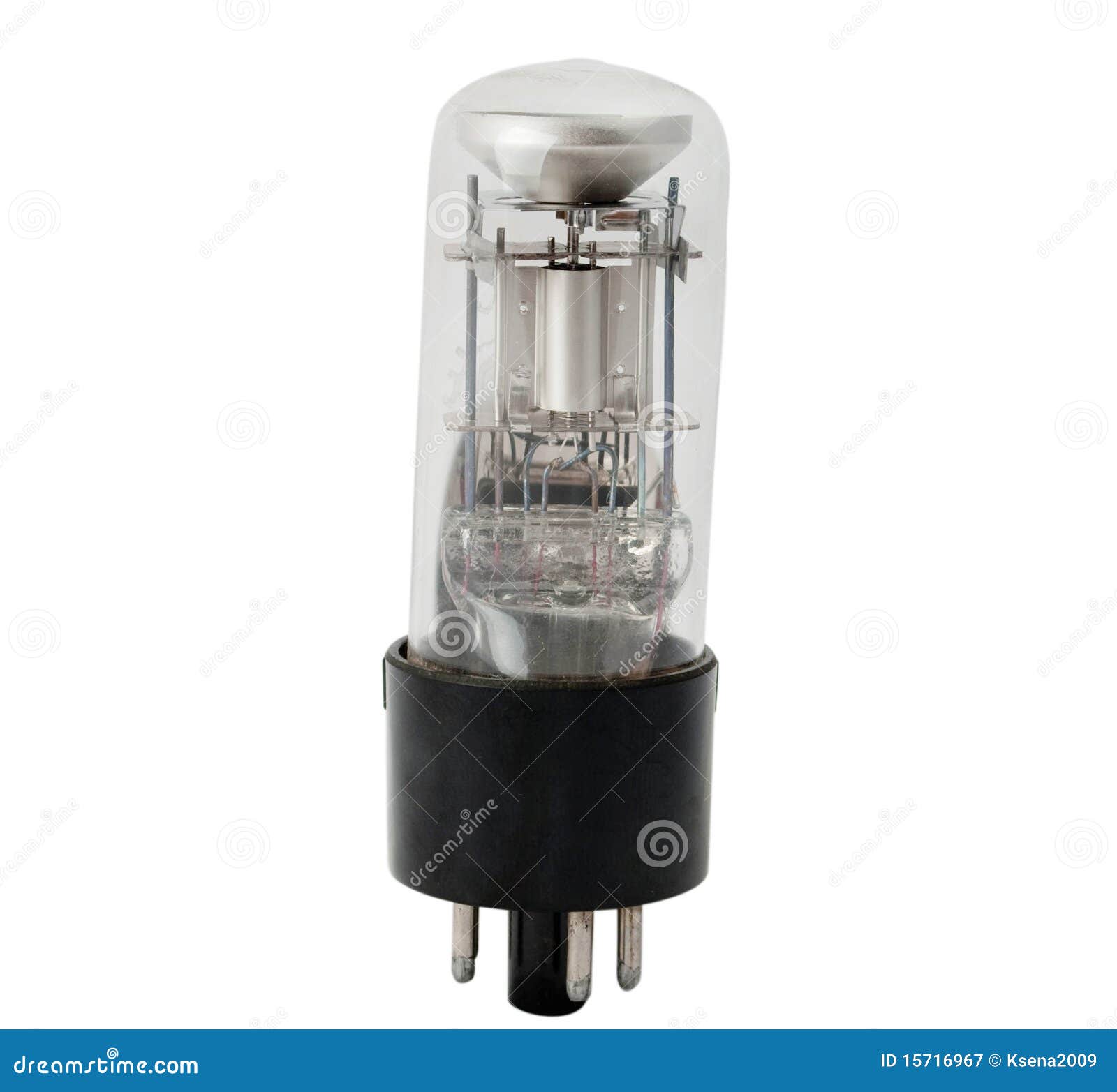 Vintage radio lamp stock image. Image of metal, glass 15716967