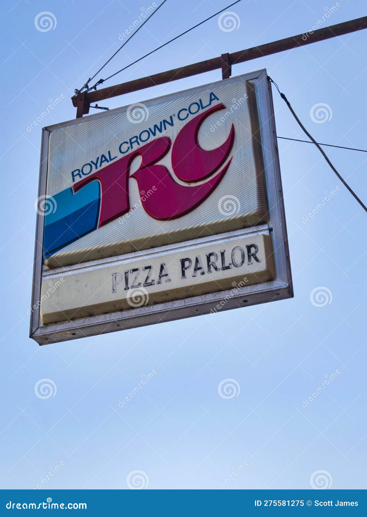 Vintage RC Royal Crown Cola Sign Editorial Image - Image of