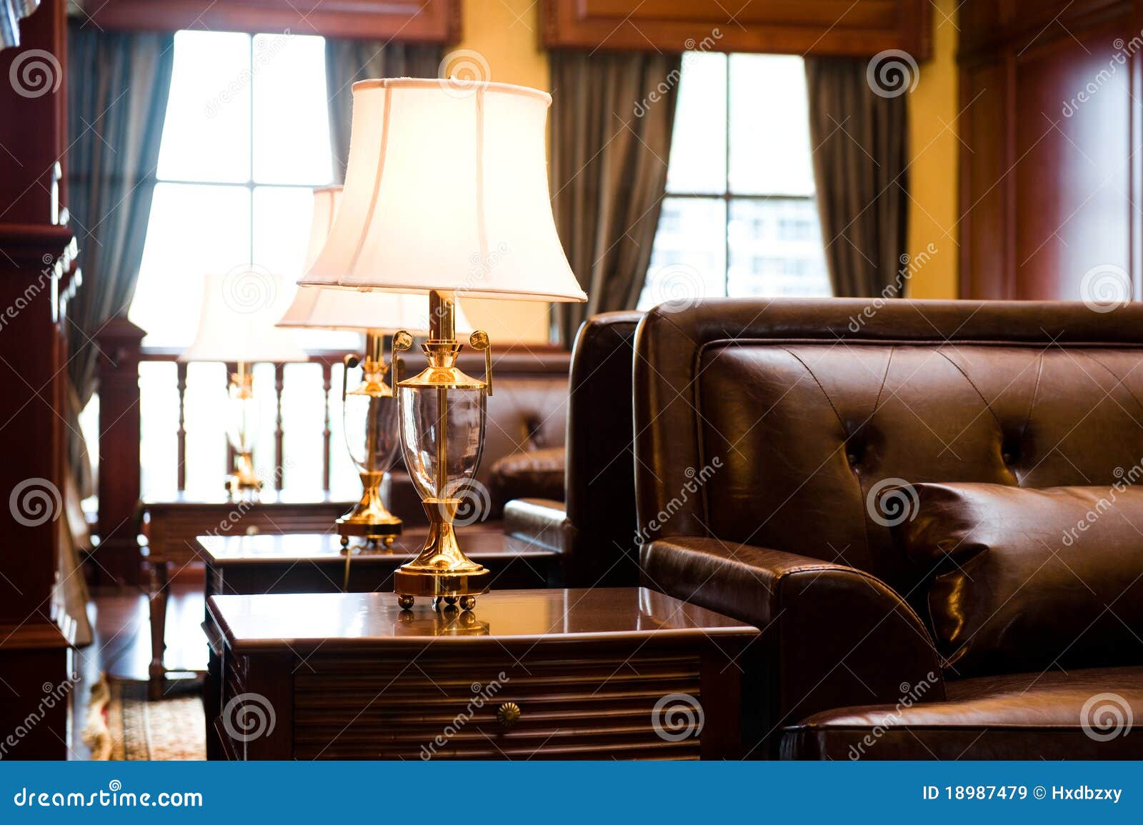 Vintage reading room stock image. Image of rest, home 18987479