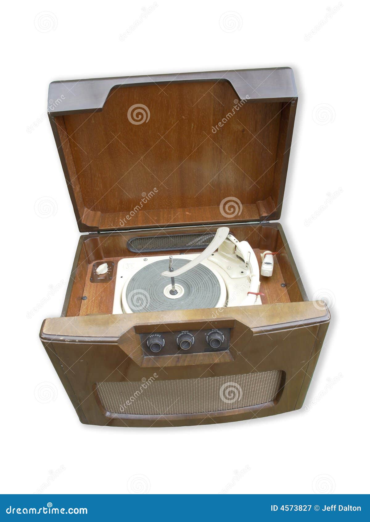 Vintage Record Player Stock Image Image Of Retro Gramophone