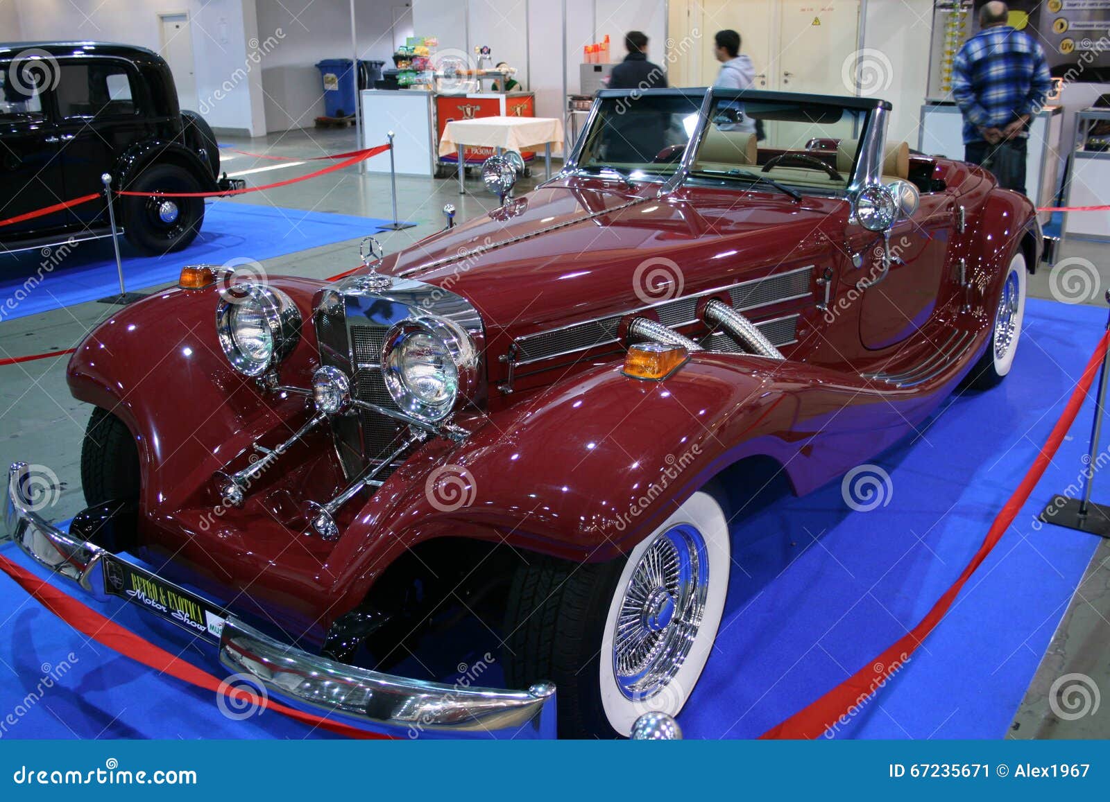 Vintage red car editorial photo. Image of rail, holiday 67235671