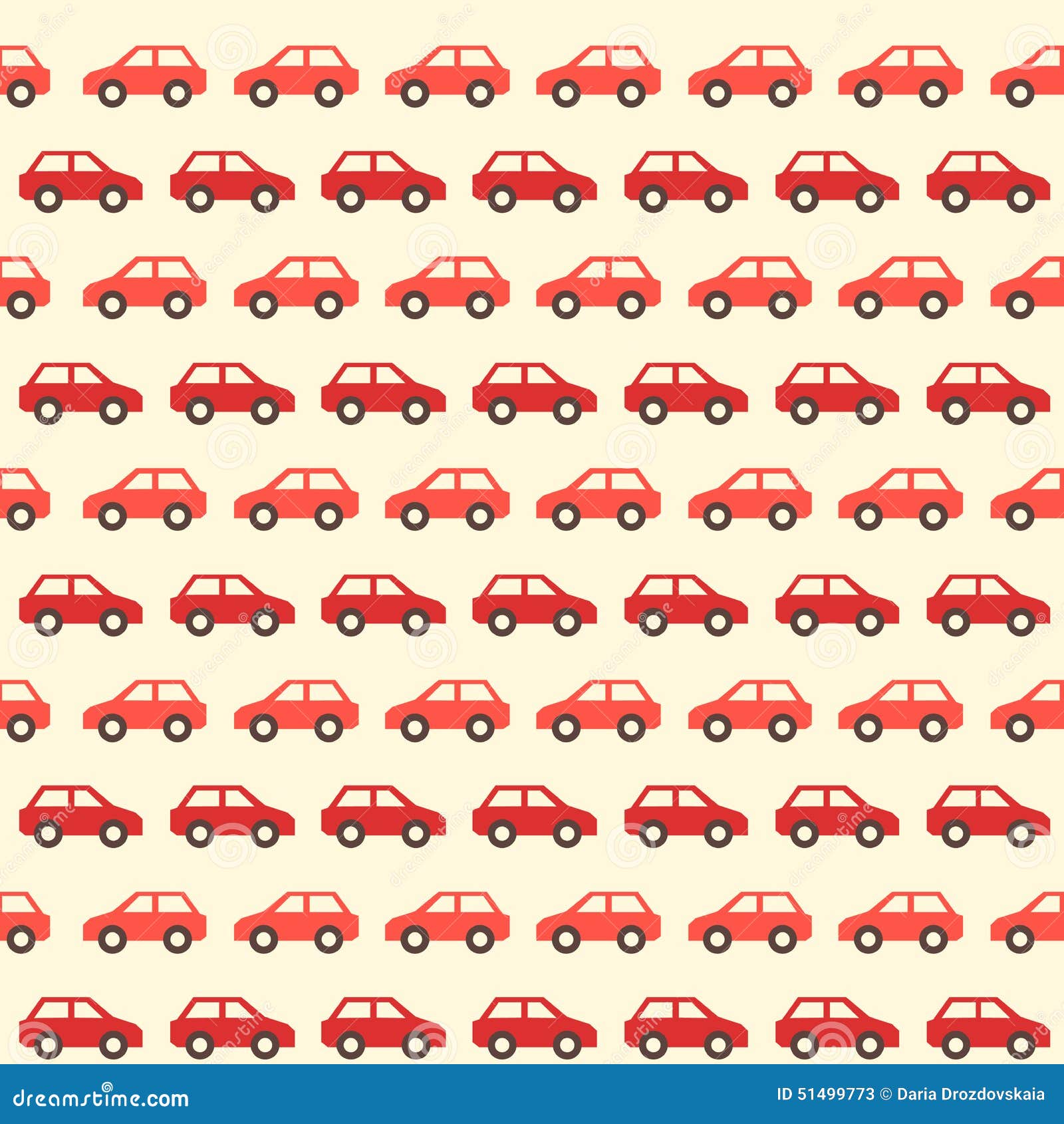 vintage red car pattern stock vector illustration of endless 51499773