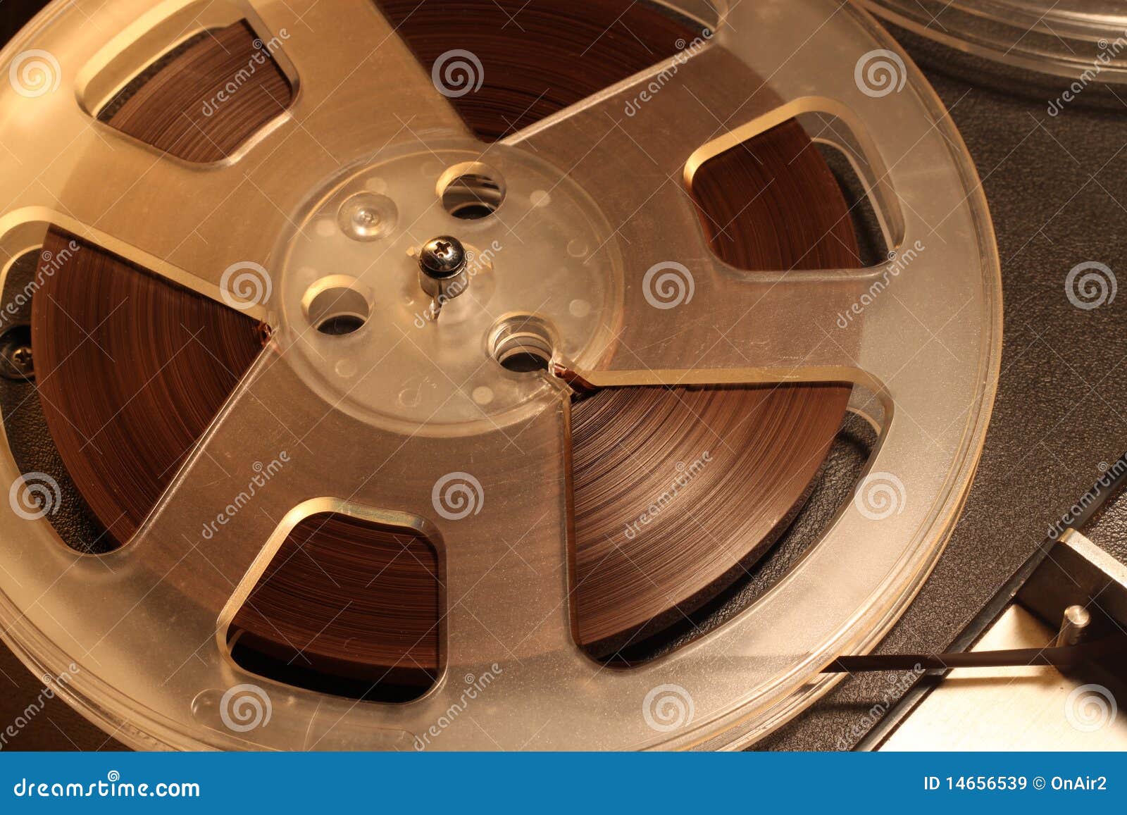 Vintage Reel to Reel Tape stock image. Image of media 14656539
