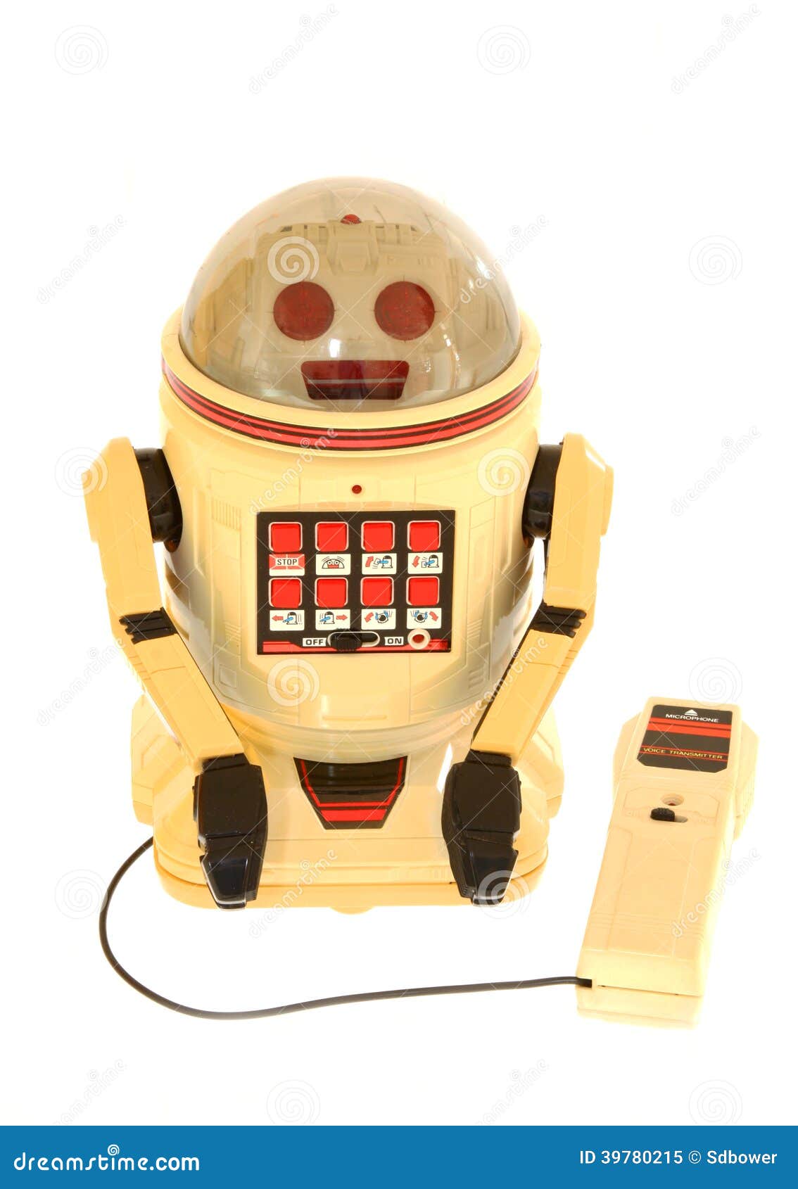 white remote control robot