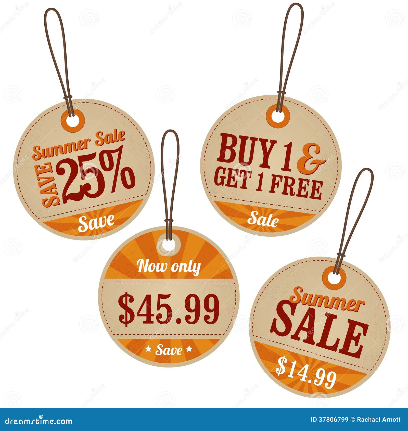 Vintage Retail Labels stock vector. Illustration of graphic 37806799