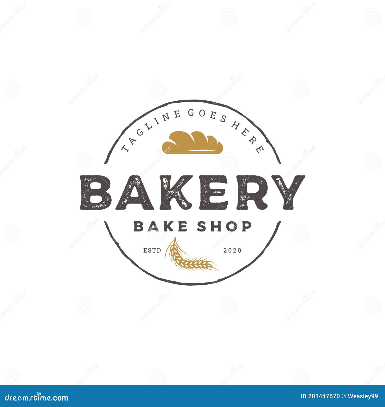 Vintage Retro Bakery, Bake Shop Logo Design Vector Stock Vector ...