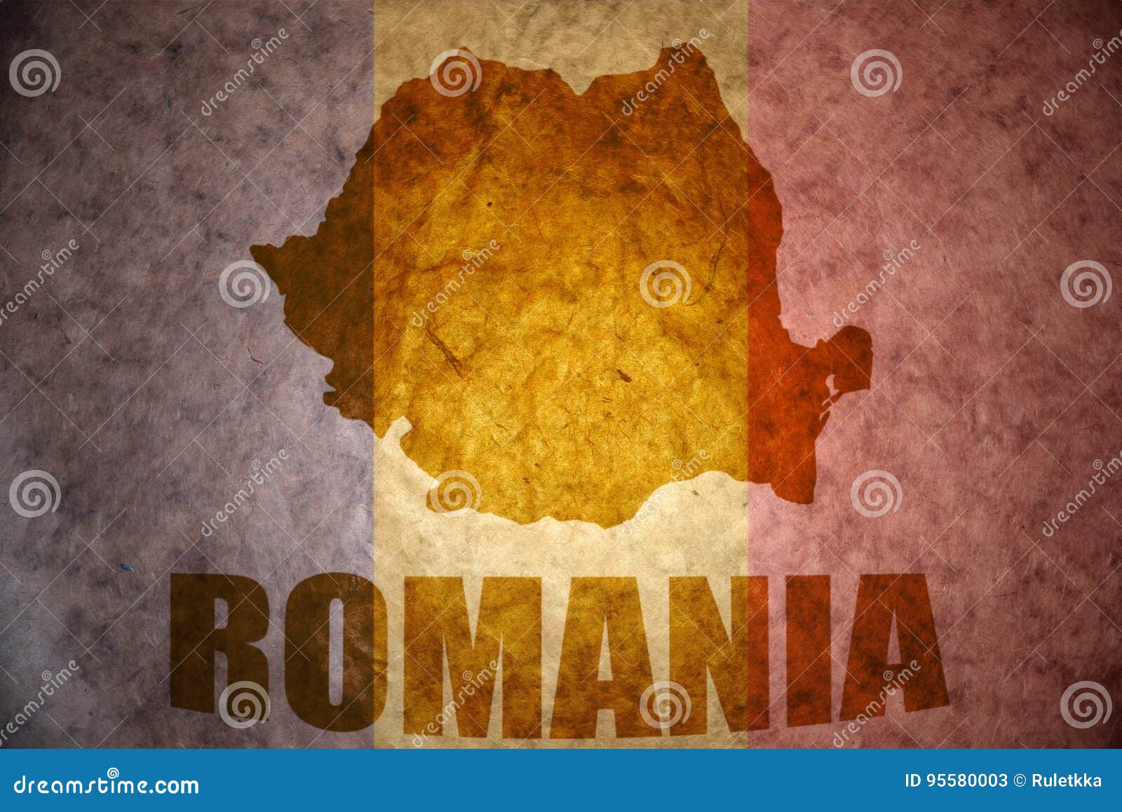 Vintage romania map stock image. Image of aged, country 95580003