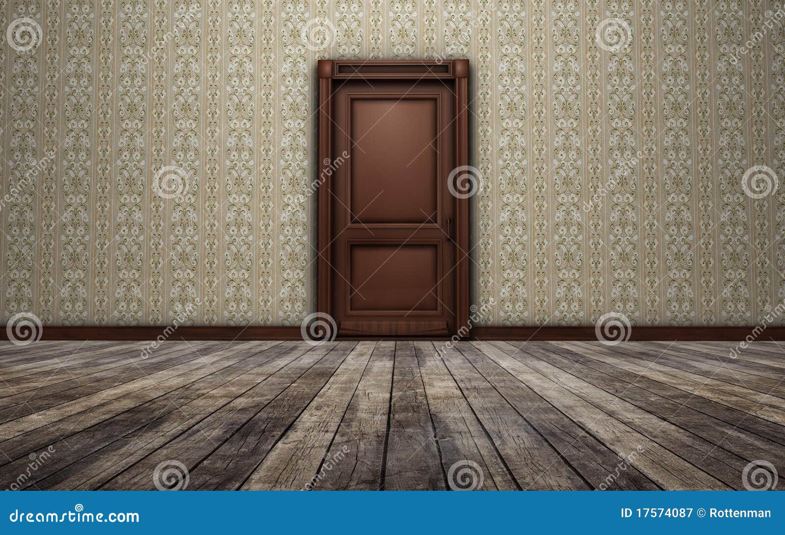 Vintage room background stock illustration. Illustration of interior 17574087