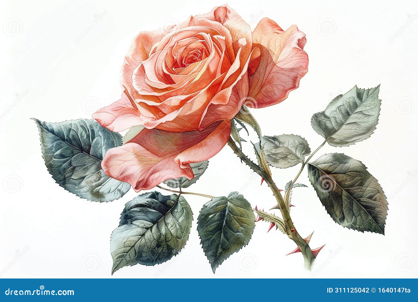 vintage rose botanica style