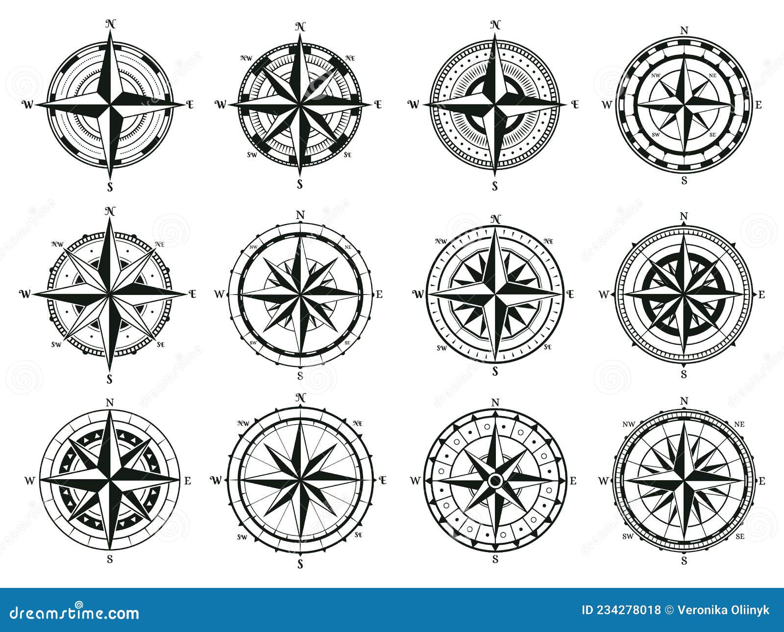 Vintage Rose Vent Compas Navigation Bateau De Mer Skipper Compas. Vent De  Mer Rose Vieux Marine Navigation Vectoriel Illustration de Vecteur -  Illustration du illustration, découvrez: 234278018