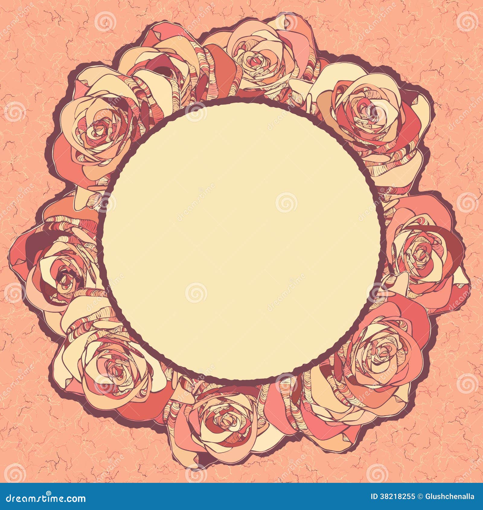 Vintage roses ornaments stock vector. Illustration of leaf 38218255