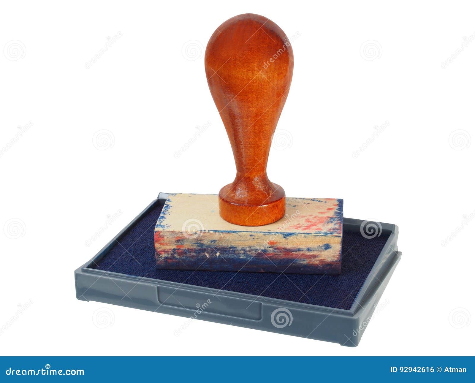 Vintage Rubber Stamp Stock Image 93266323