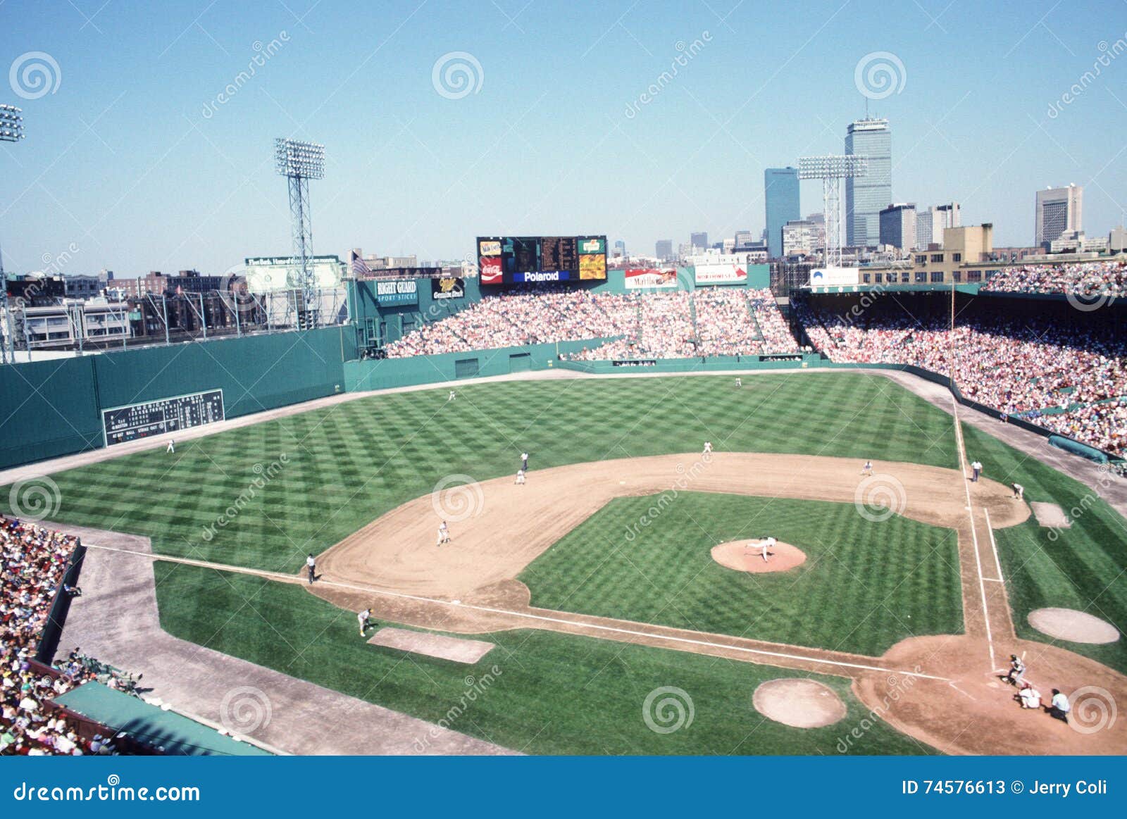 Vintage 1980 S Fenway Park, Boston, MA. Editorial Stock Photo