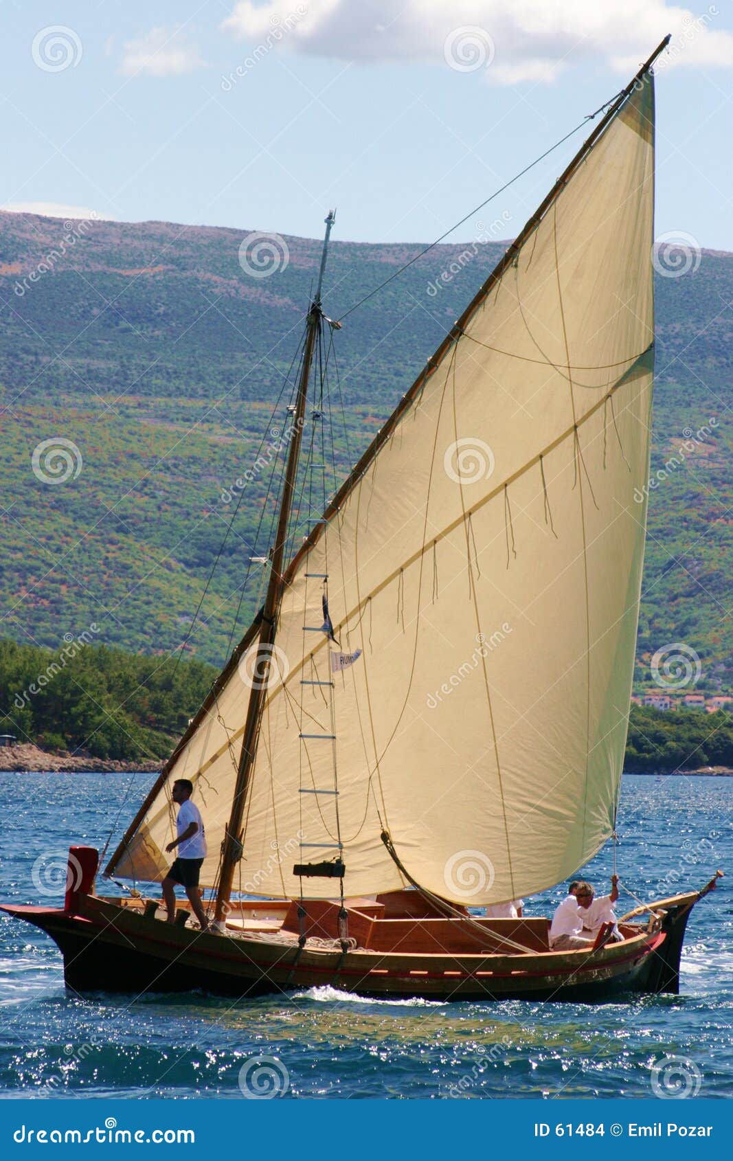 Vintage sail boat stock photo. Image of yacht, sails 