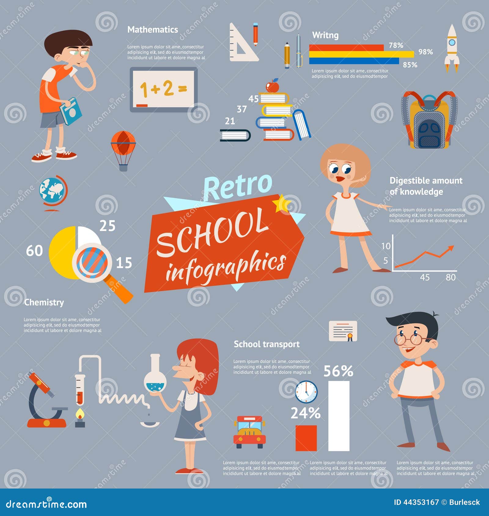 vector template table Image: 44353167 School Vector Stock Infographics Vintage vector template table Image: 44353167 School Vector Stock Infographics Vintage