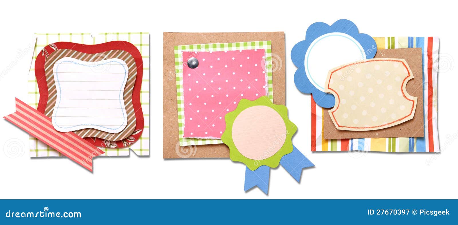 Vintage scrapbook stock illustration. Illustration of abstract 27670397