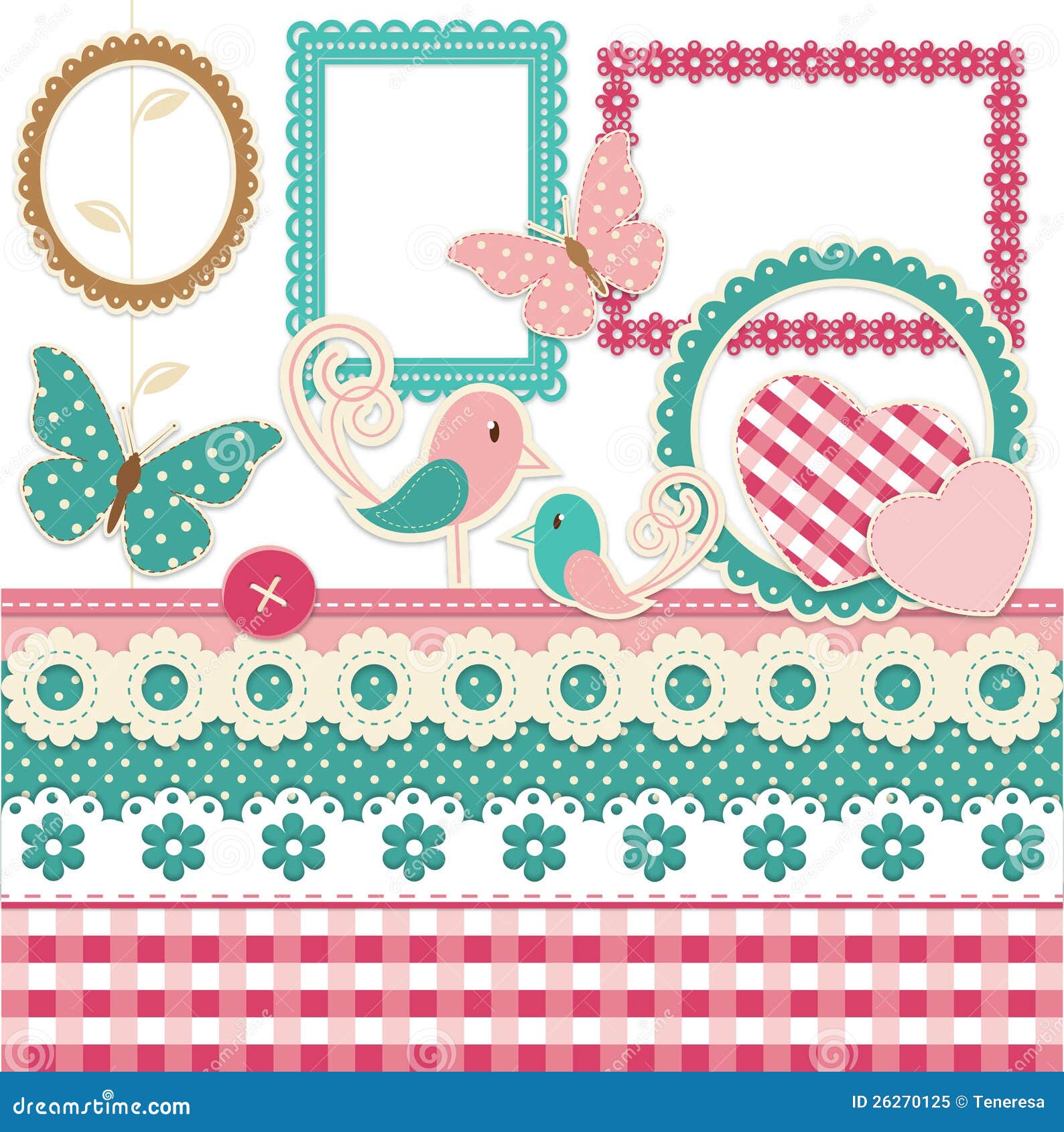 Vintage Scrapbook Background Stock Image | CartoonDealer.com #27695767