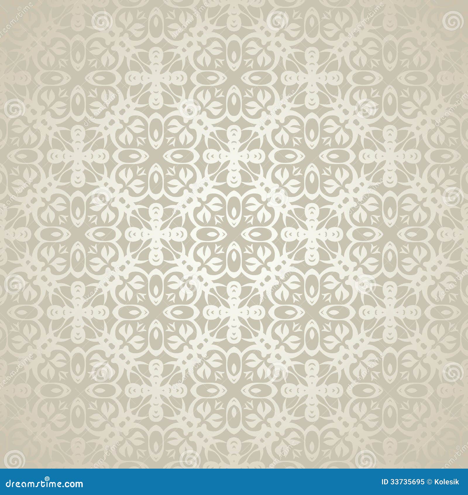 Vintage Seamless Background in Pastel Colors Stock Vector