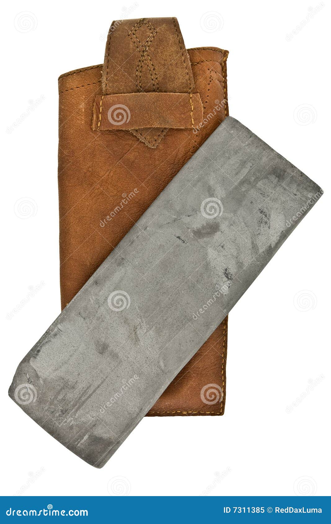 Vintage sharpening stone stock image. Image of paths, case 7311385