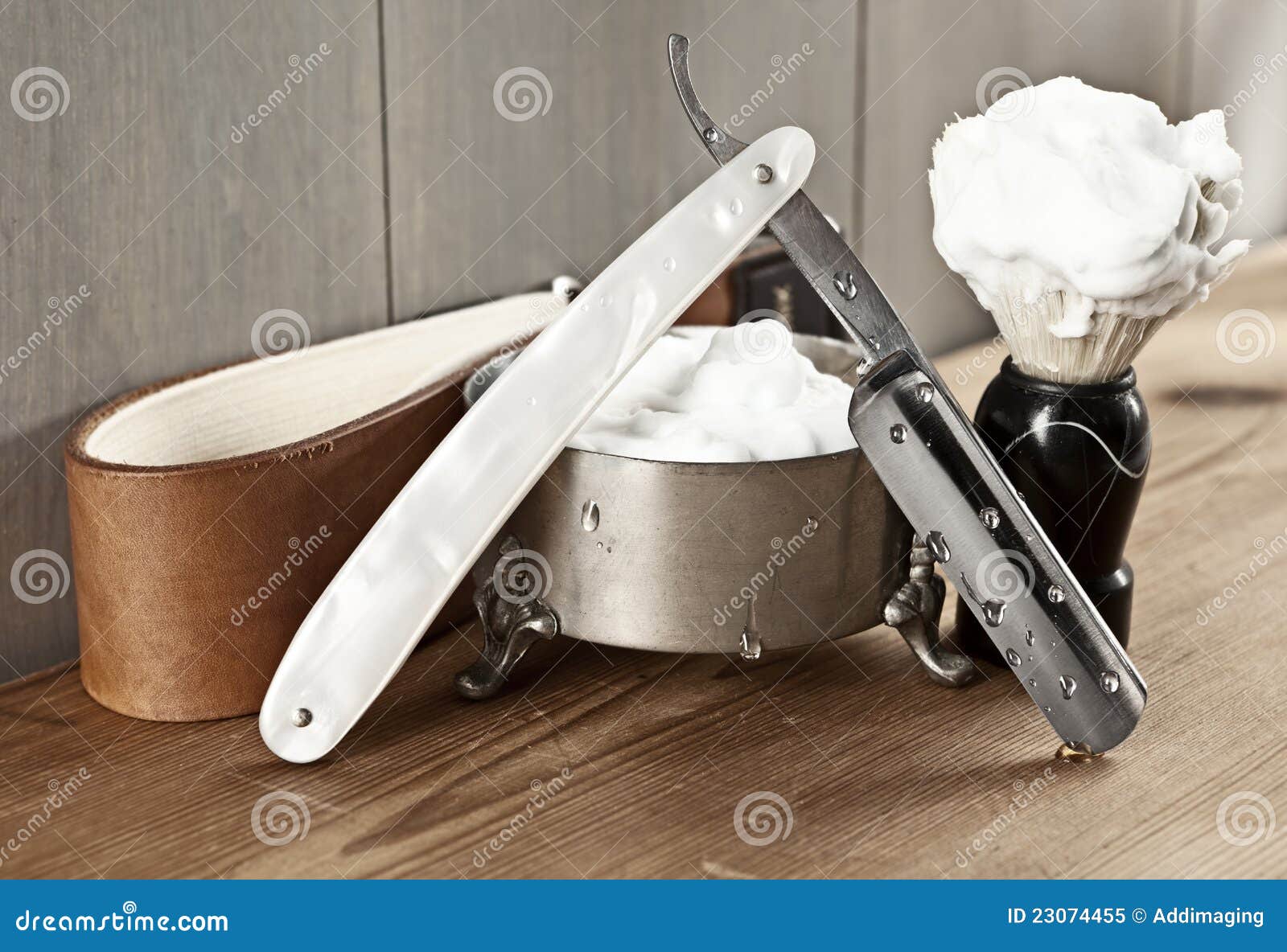 Vintage Shaving Kit Royalty Free Stock Photo Image 23074455 with Old Fashioned Shave Kit