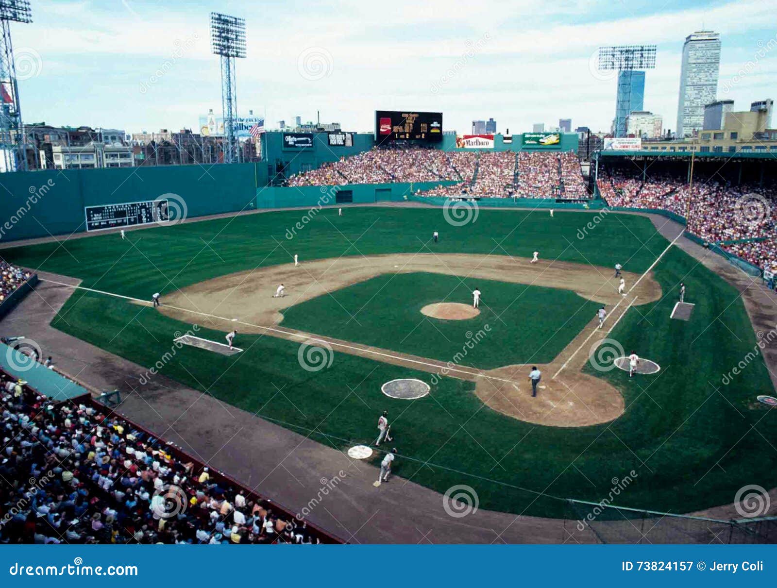 Vintage Shot of Fenway Park, Boston, MA. Editorial Photography