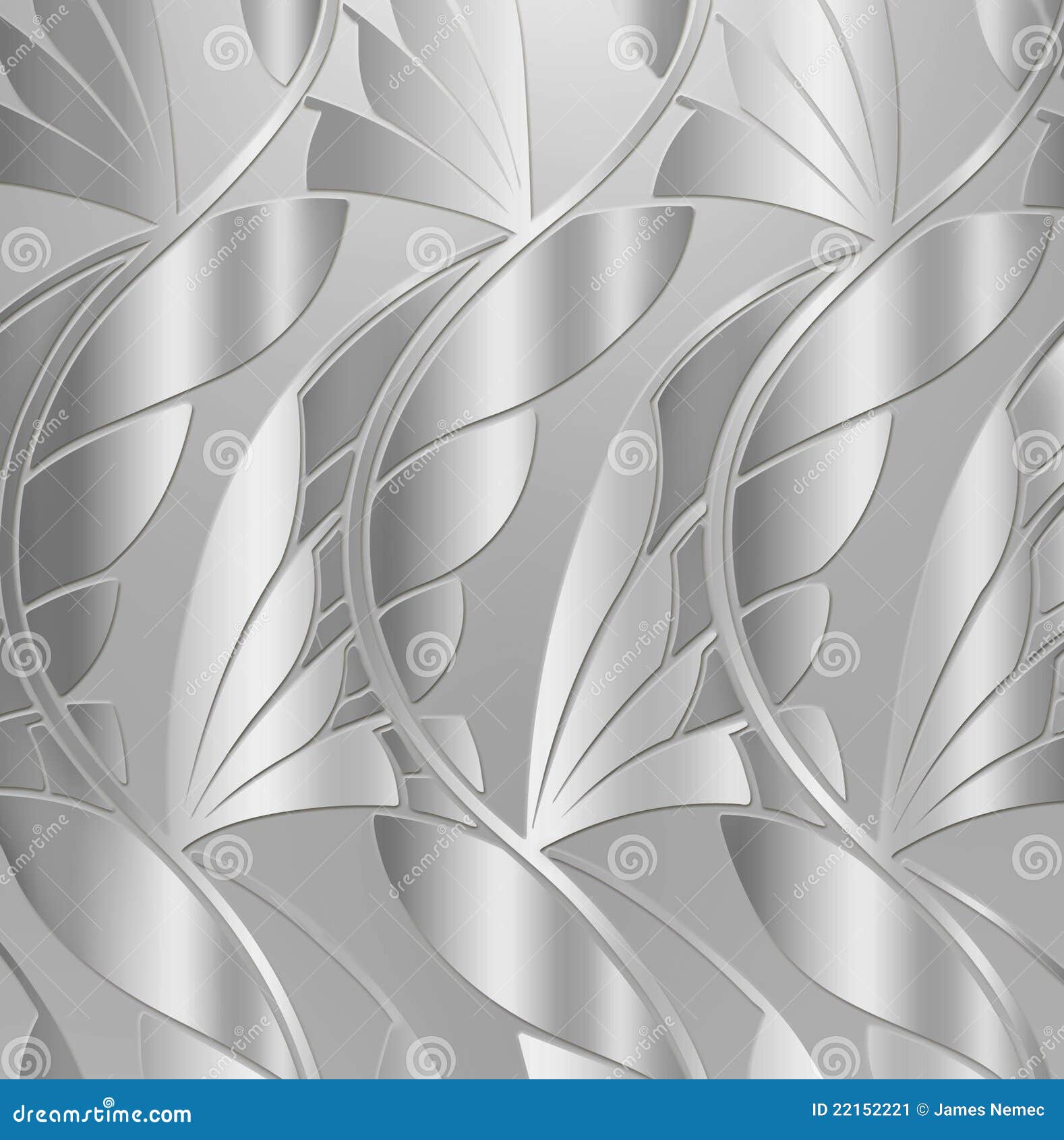 Vintage Silver Leaf Background Stock Image - Image: 22152221