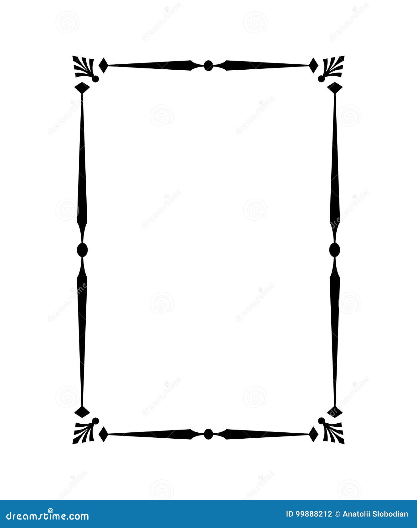 Border with old documents photo on the vintage background royalty free
