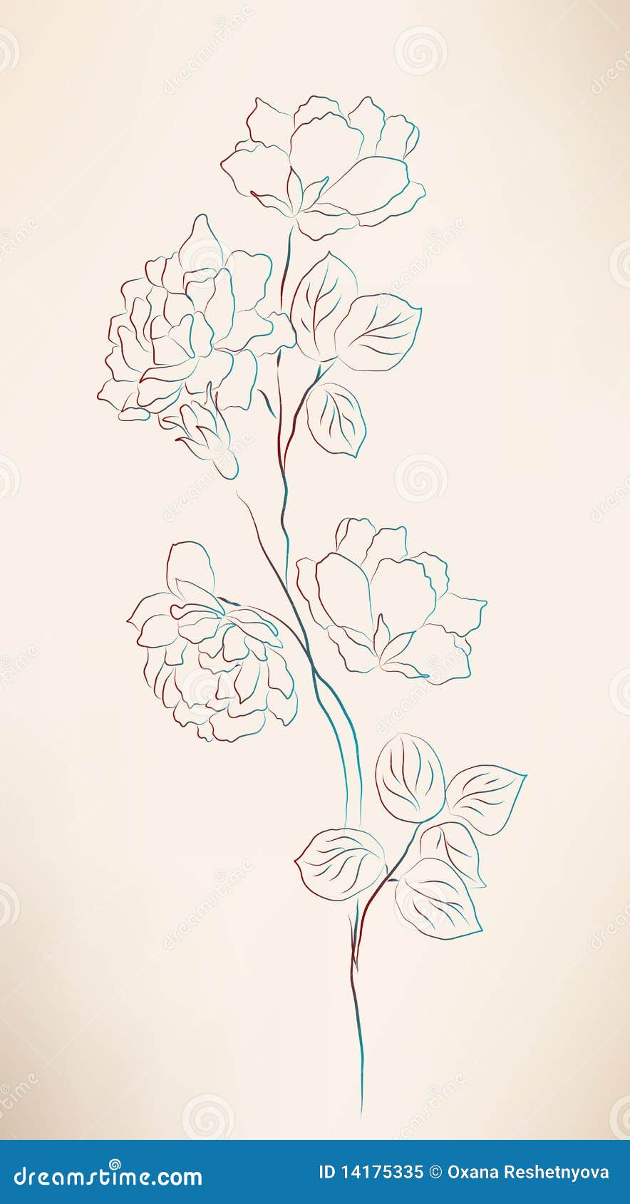 Vintage sketch stock vector. Illustration of freehand - 14175335