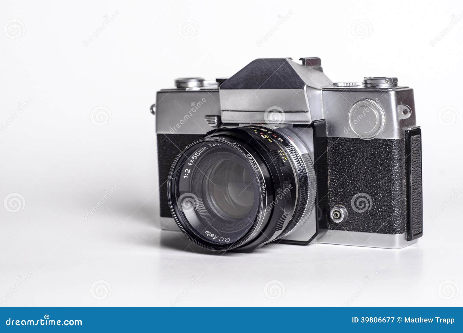 Vintage SLR camera stock image. Image of cameras, life 39806677