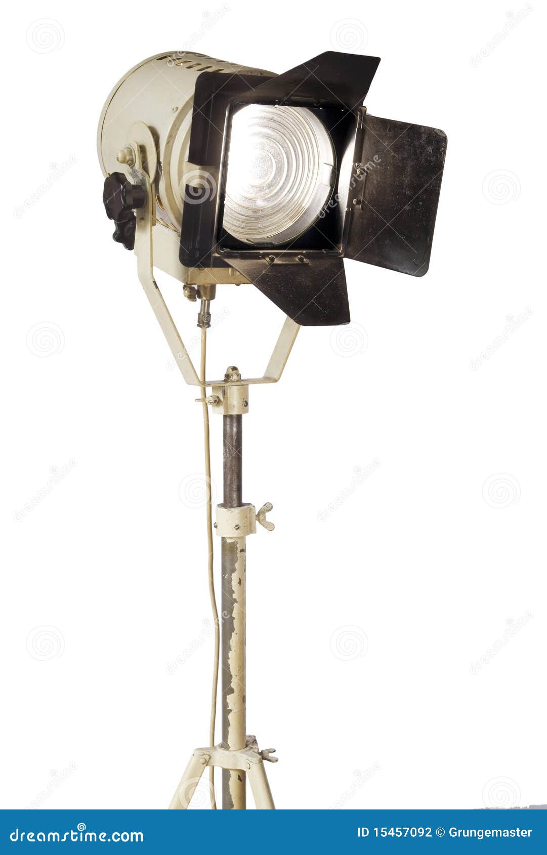 Vintage spotlight stock photo. Image of illuminated, theatrical 15457092