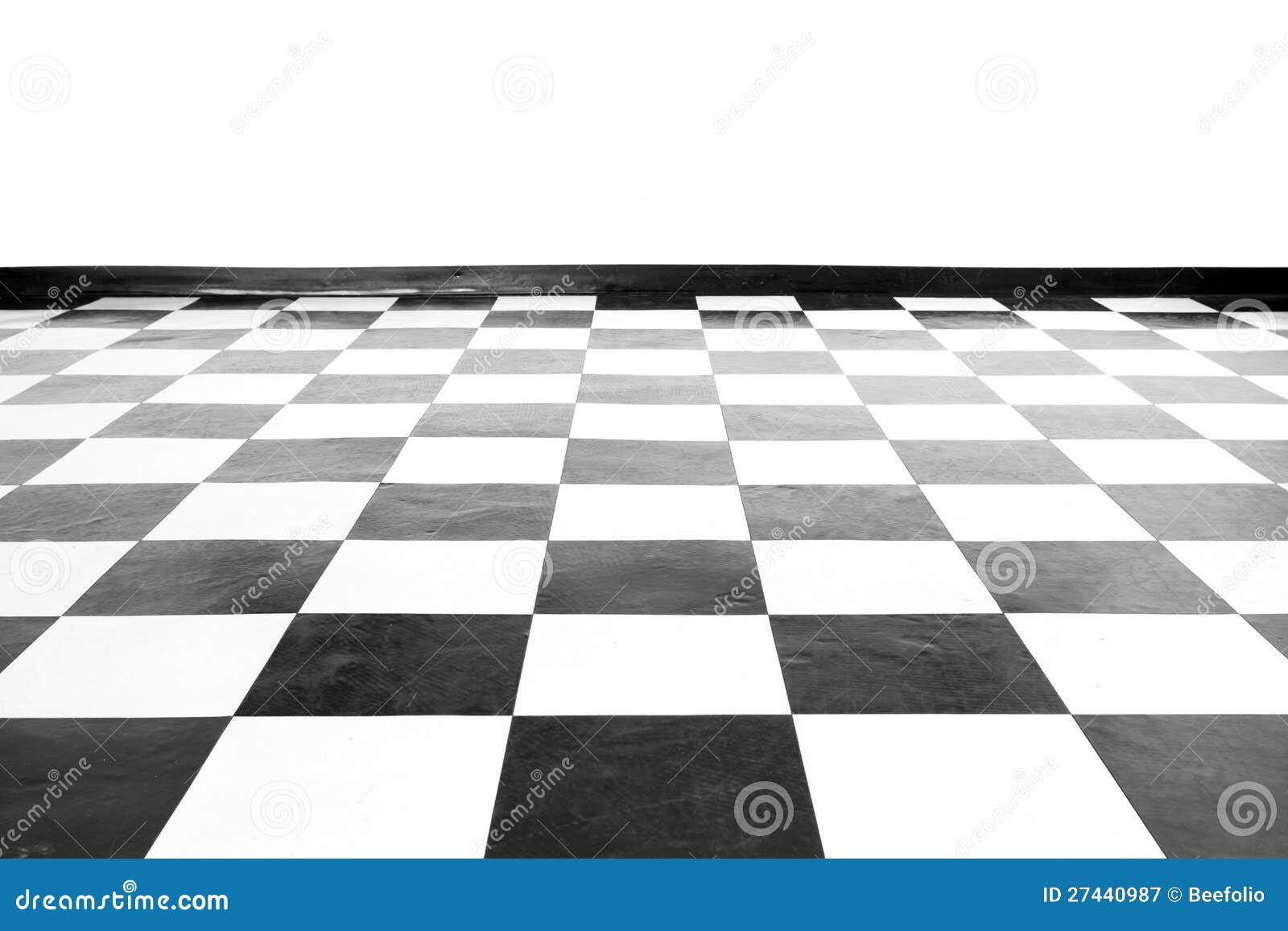 Vintage Square Black and White Floor Stock Image - Image of classic ...