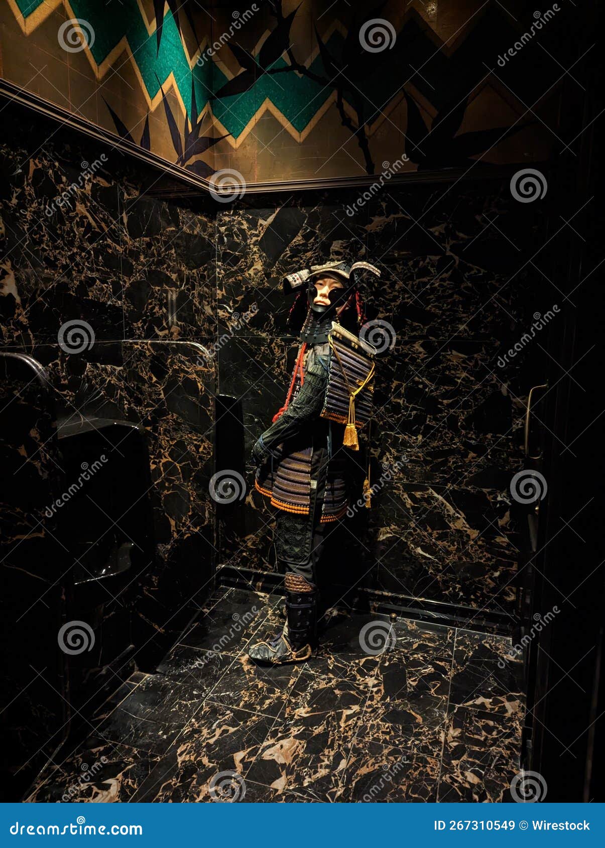 Vintage Statue in the Modern Bathroom Stock Image Image of sculpture