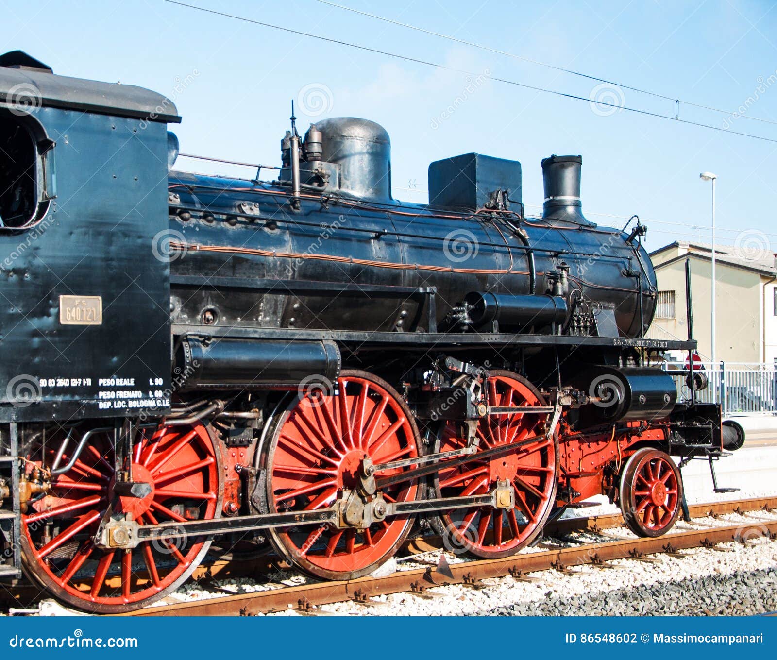  Vintage  Steam  Locomotive  At The Station Editorial 