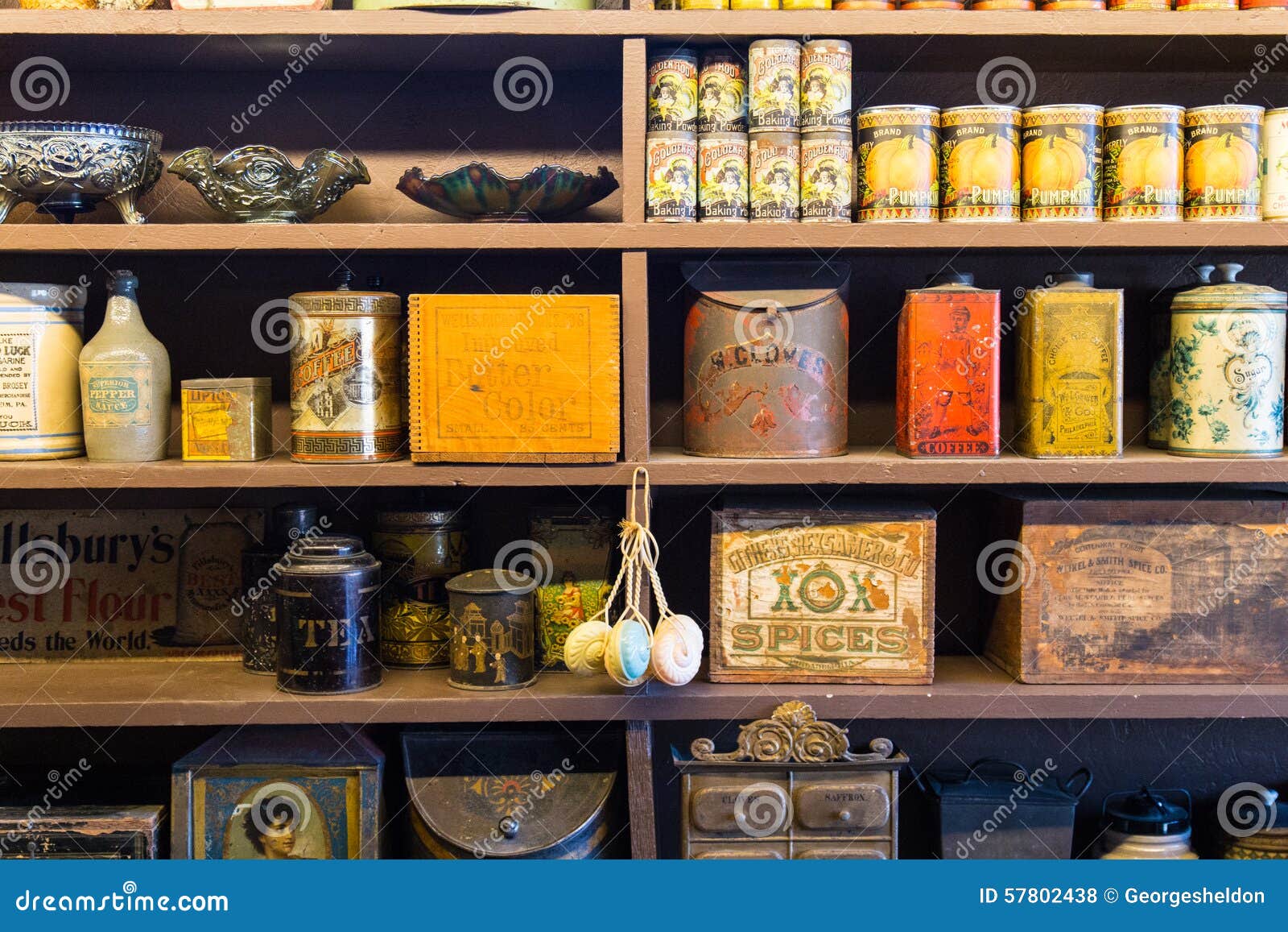 Vintage Store stock photo. Image of merchandise, vintage 57802438